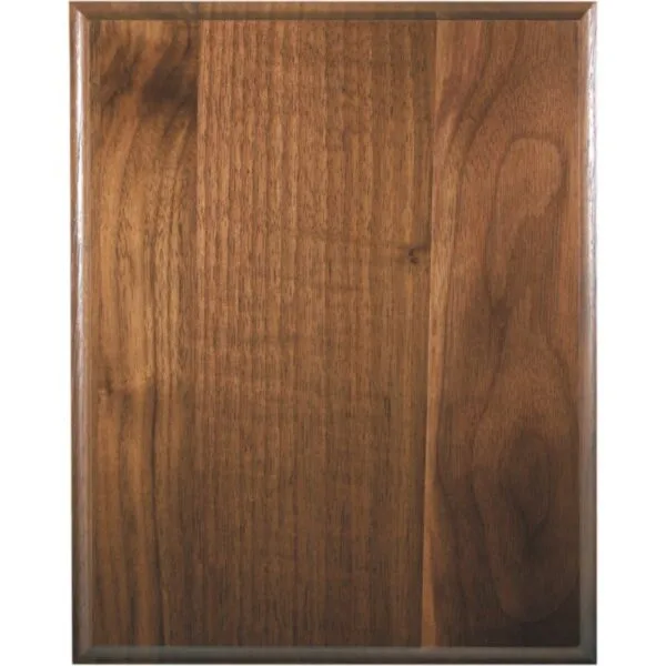 Custom Engraved 5" x 7" Cove Edge Genuine Walnut Plaque