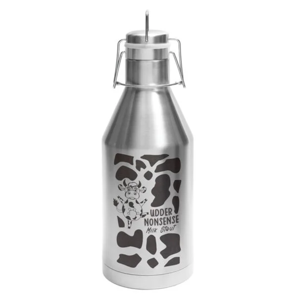 Personalized 64 oz. Growler with Swing-Top Lid