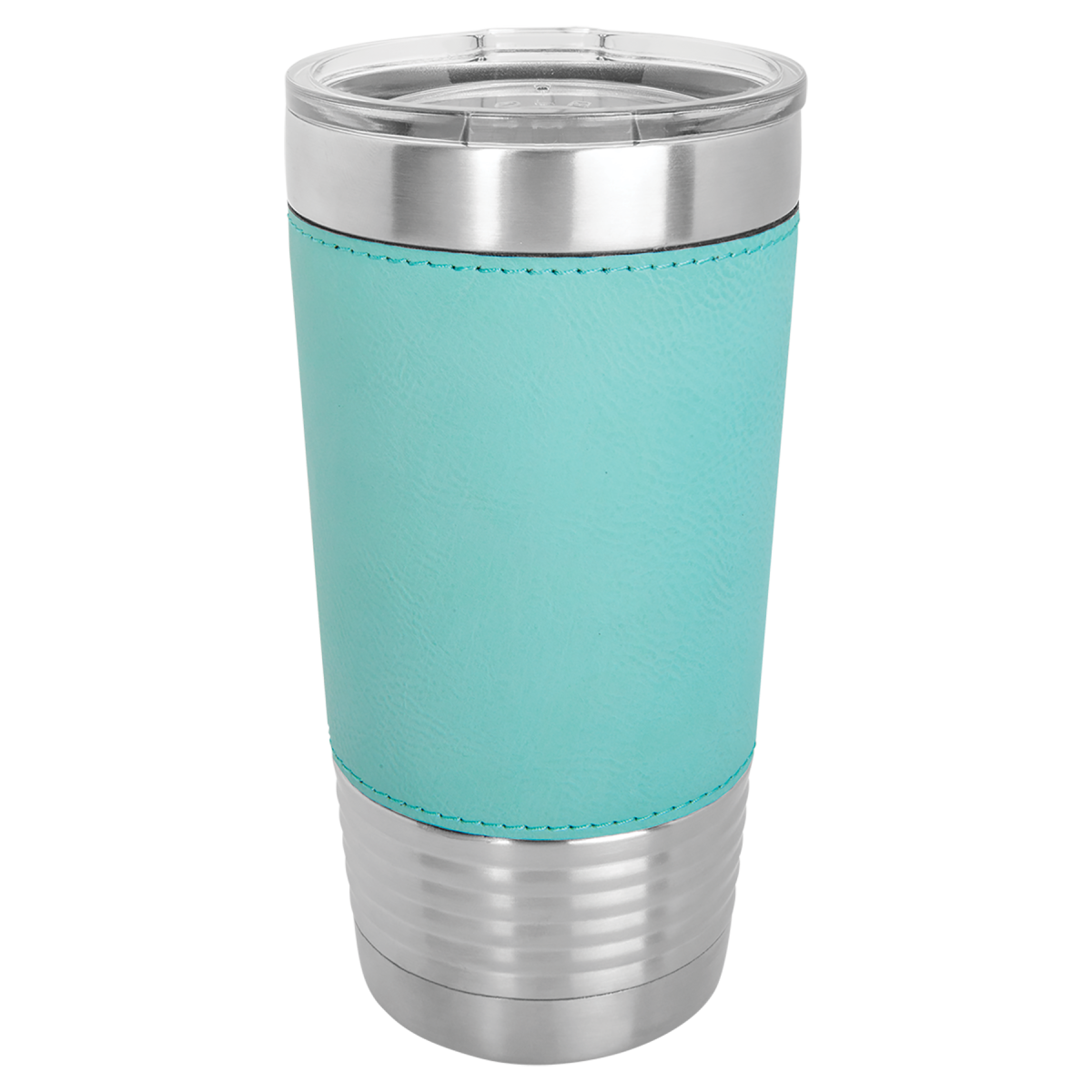 Personalized 20 oz. Light Brown Leatherette Tumbler - Image 12