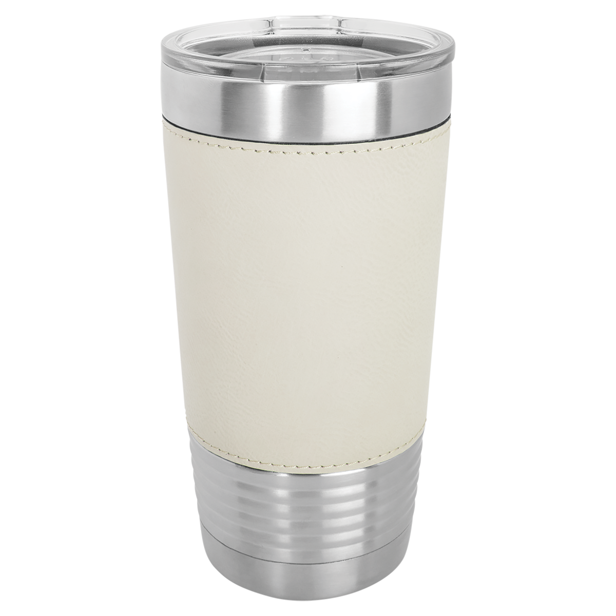 Personalized 20 oz. Light Brown Leatherette Tumbler - Image 16