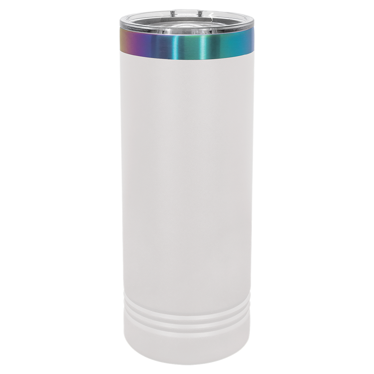 Personalized 22 oz. White/Prism Skinny Tumbler - Image 2