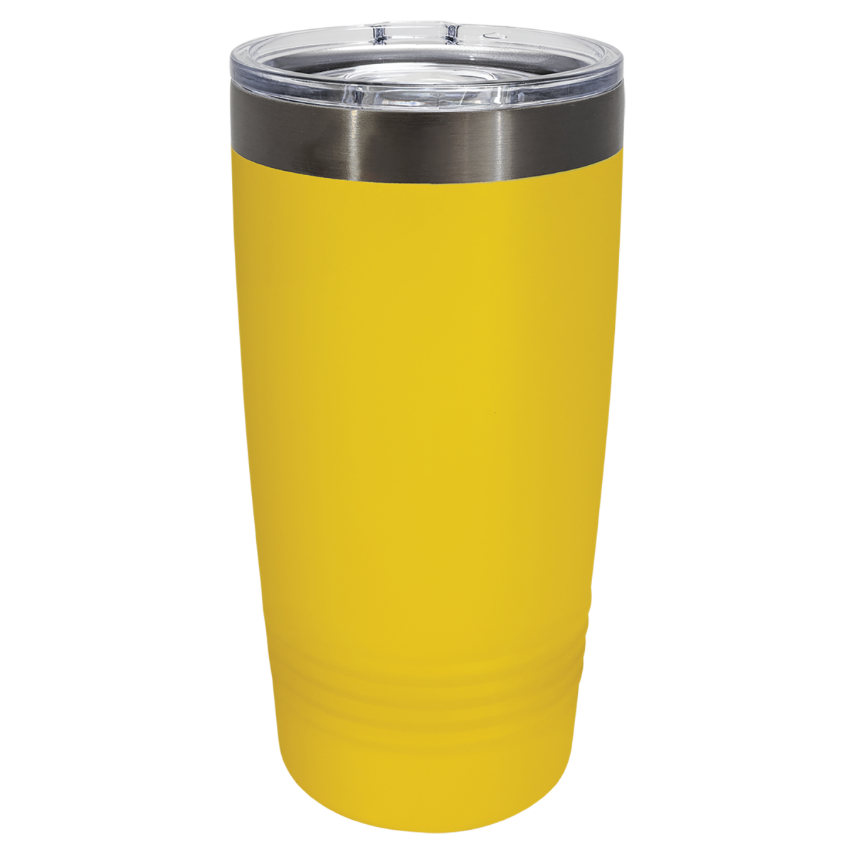 Personalized 20 oz. Yellow Ghost Black ION-Plated Ringneck Tumbler - Image 2