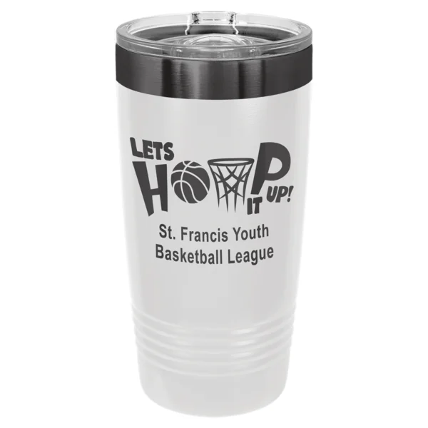 Personalized 20 oz. Ghost Ringneck Tumbler
