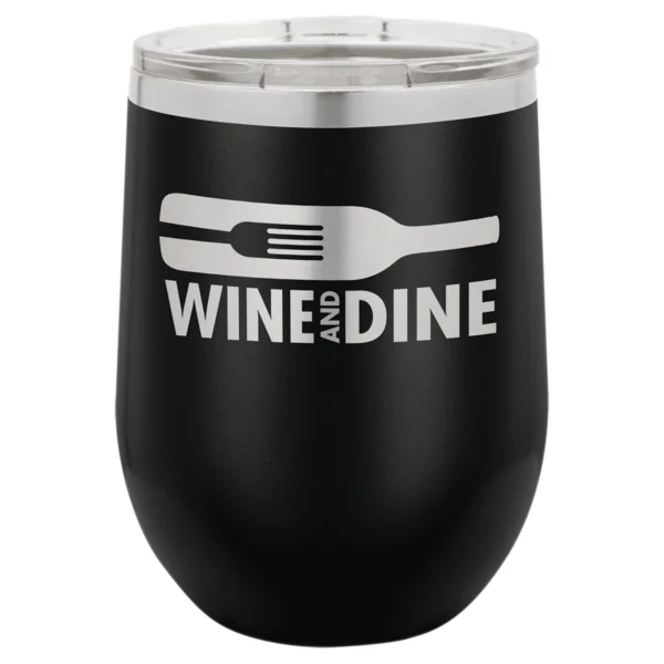 Personalized 12 oz. Stemless Wine Tumbler