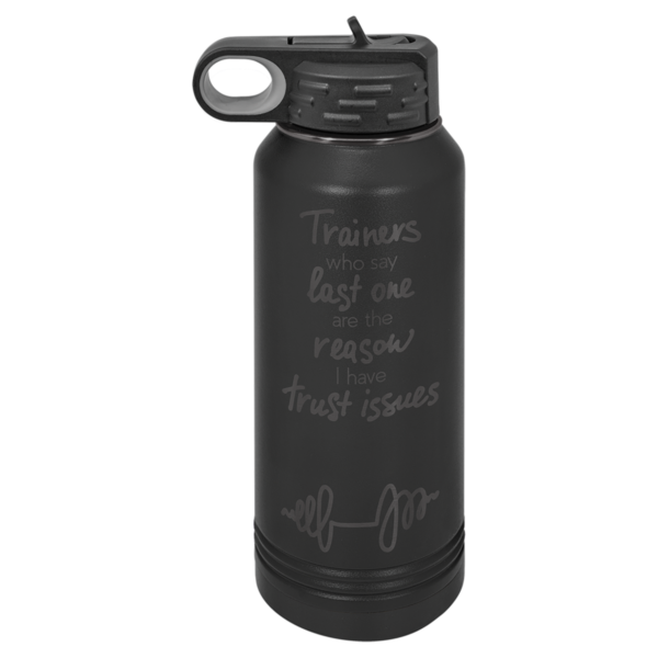Personalized 32 oz. Ghost Water Bottle