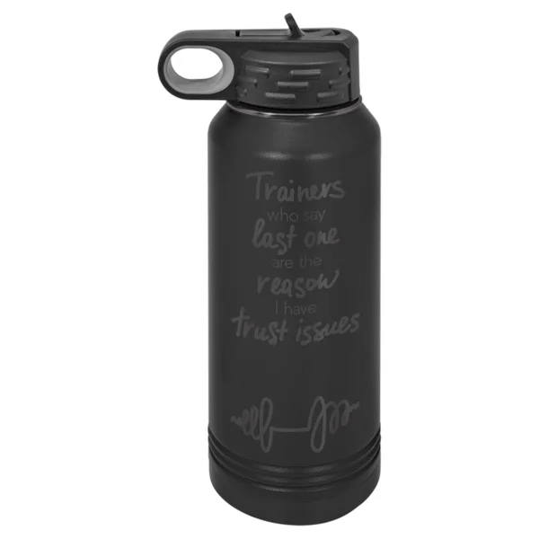 Personalized 32 oz. Ghost Water Bottle