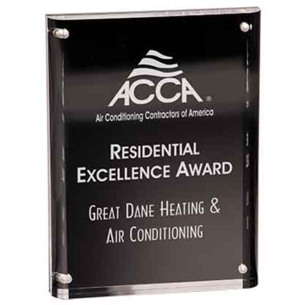 Custom Engraved 6" x 8" Magnetic Acrylic Award