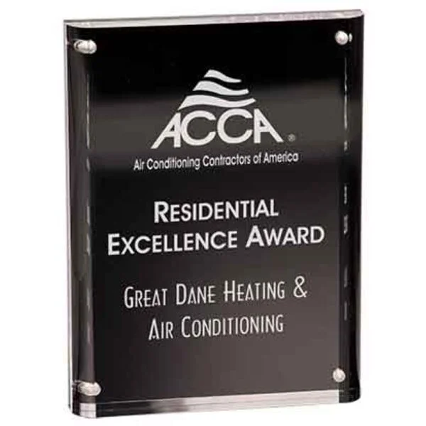 Custom Engraved 6" x 8" Magnetic Acrylic Award
