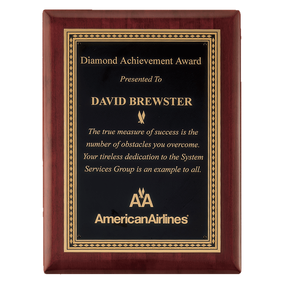 Custom Engraved 7" x 9" Premium Plate - Image 2