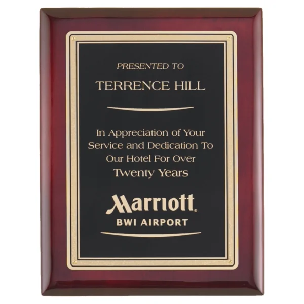 Custom Engraved Premium Plate