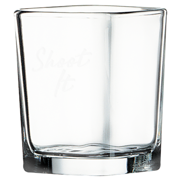 Personalized 2 1/4 oz. Square Shot Glass