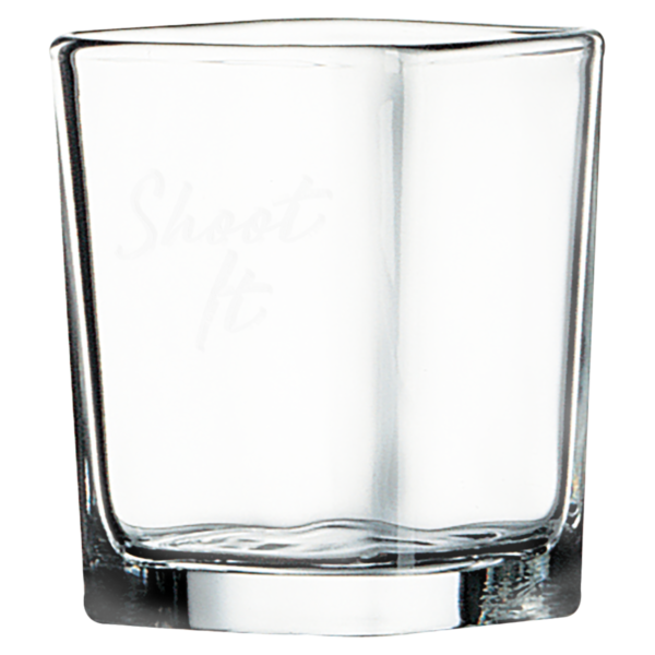 Personalized 2 1/4 oz. Square Shot Glass
