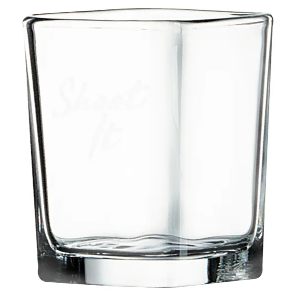 Personalized 2 1/4 oz. Square Shot Glass