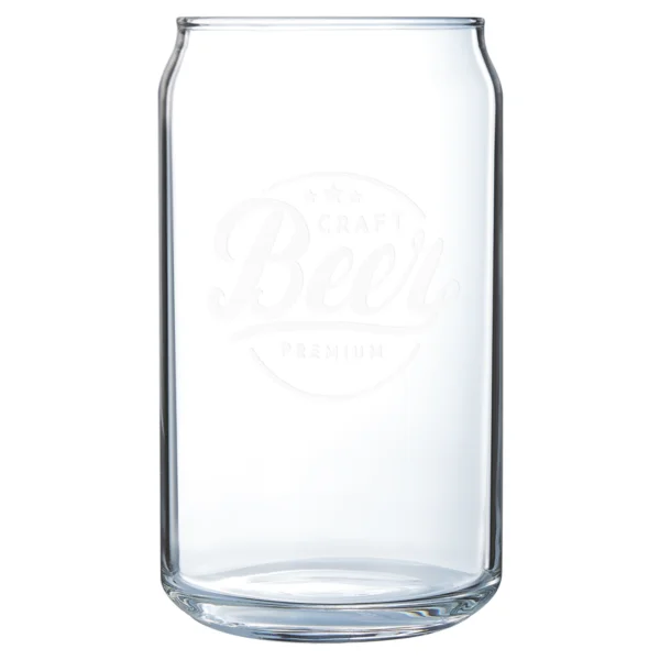 Personalized 16 oz. Can Glass