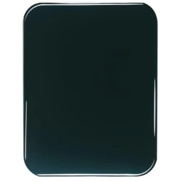 Custom Engraved 7" x 9" Black Piano Round Corner Plaque