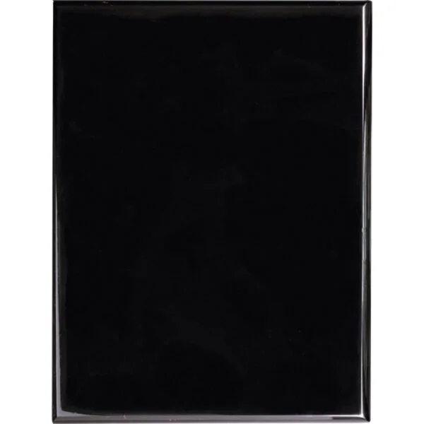 Custom Engraved 12" x 15" Value Black Piano Plaque