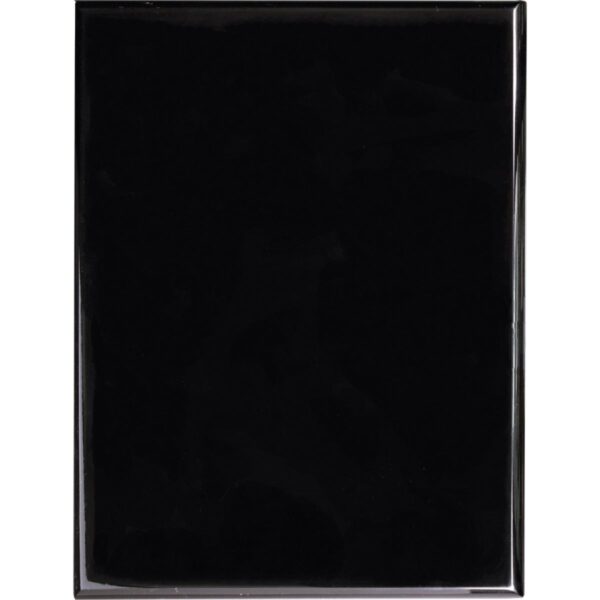 Custom Engraved 7" x 9" Value Black Piano Plaque
