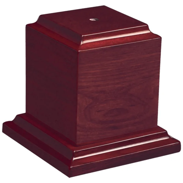Custom Engraved 3 3/4" x 3 3/4" Rosewood Piano Trophy Base