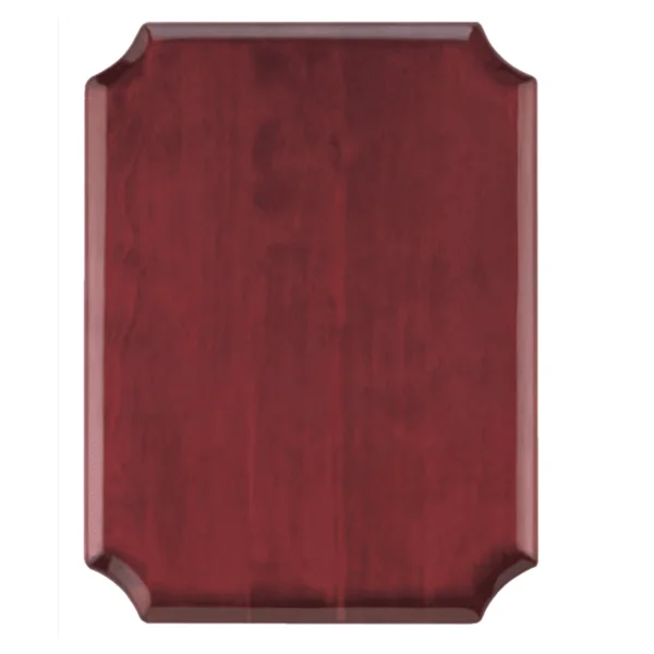 Custom Engraved 11" x 15" Rosewood Piano Plaque with Notched Corners
