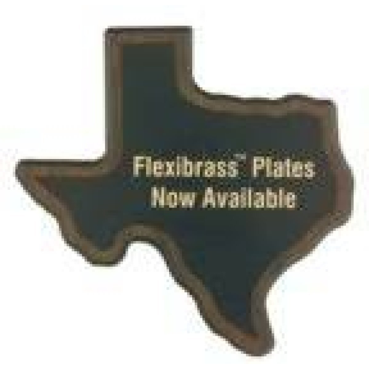 Custom Engraved 10" x 10" Walnut Finish Black Edge Texas State Plaque
